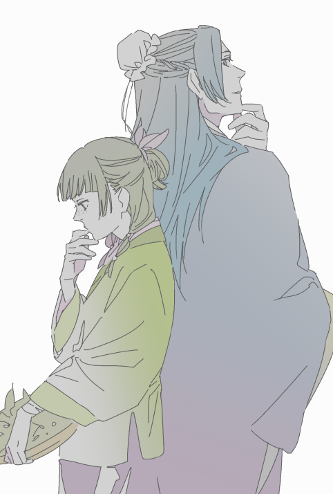This is a pixiv picture whose title is 思案.