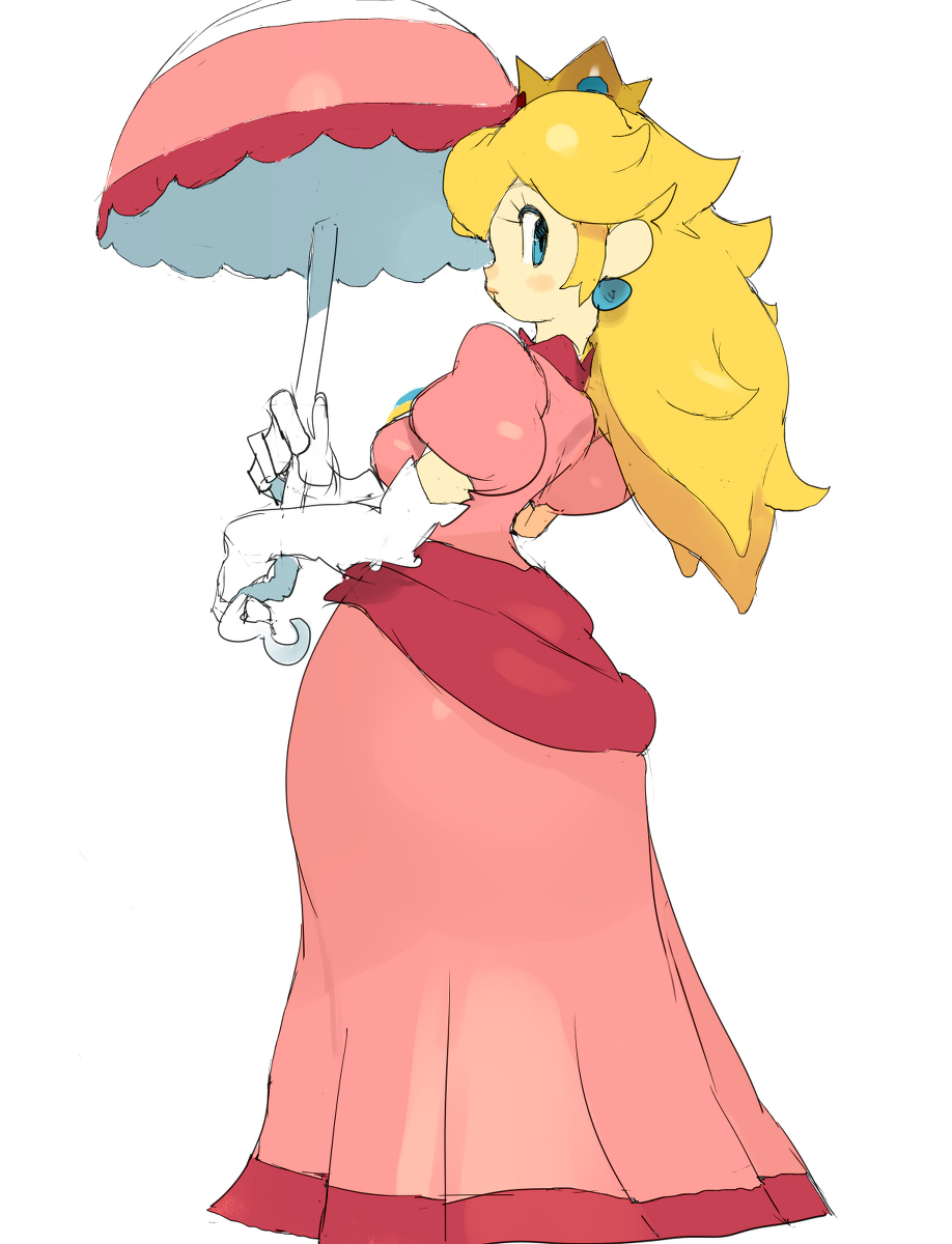 This is a pixiv picture whose title is ピーチ姫.