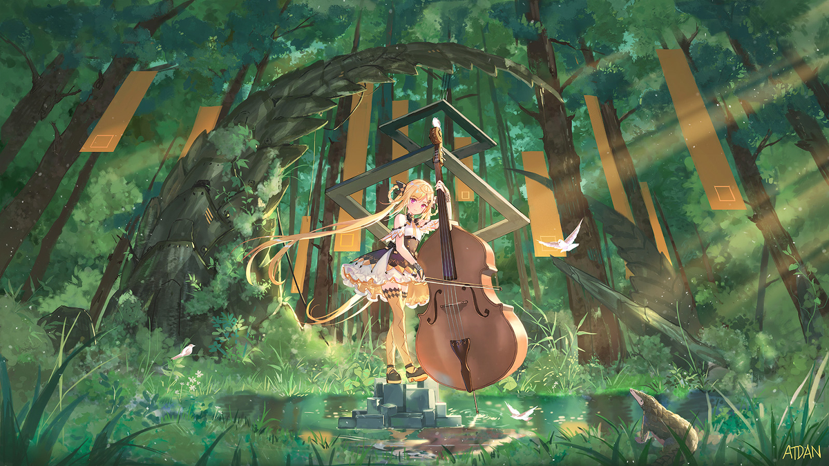 This is a pixiv picture whose title is Forest.