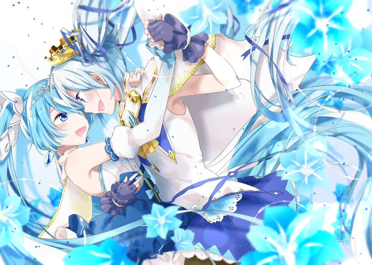 This is a pixiv picture whose title is Dear SnowMiku.