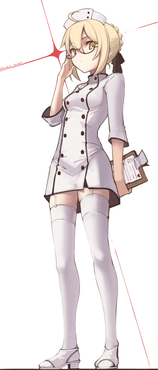 This is a pixiv picture whose title is 謎のナースXオルタ.