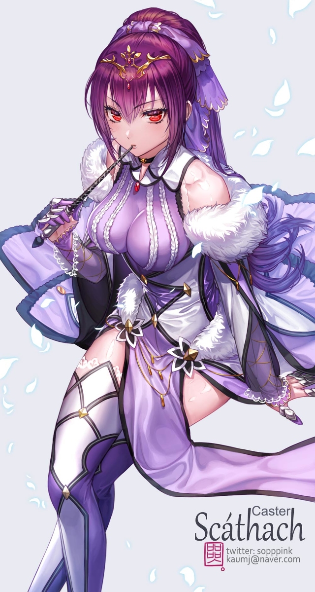 This is a pixiv picture whose title is スカサハ=スカディ.