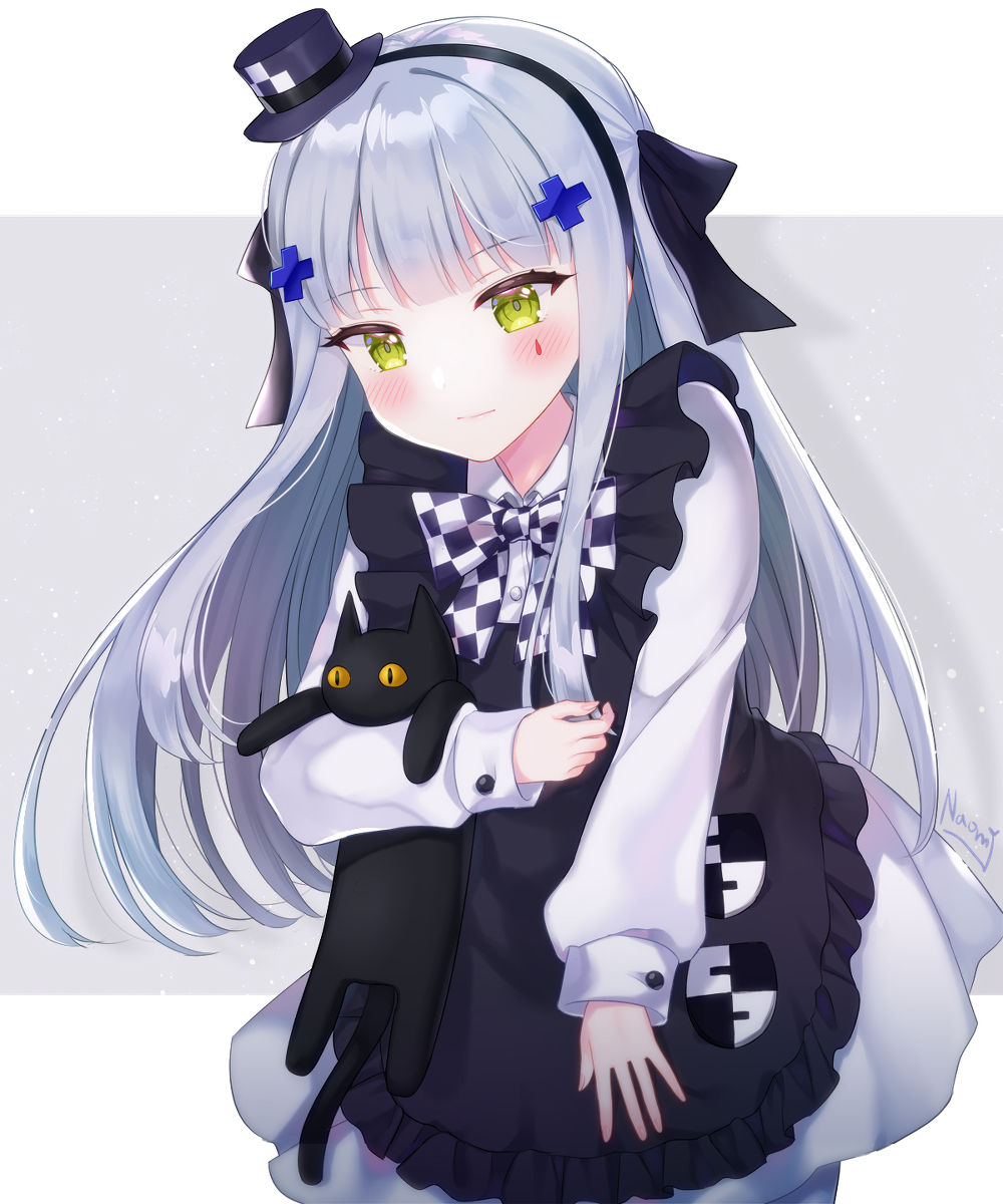 This is a pixiv picture whose title is HK416ちゃん.