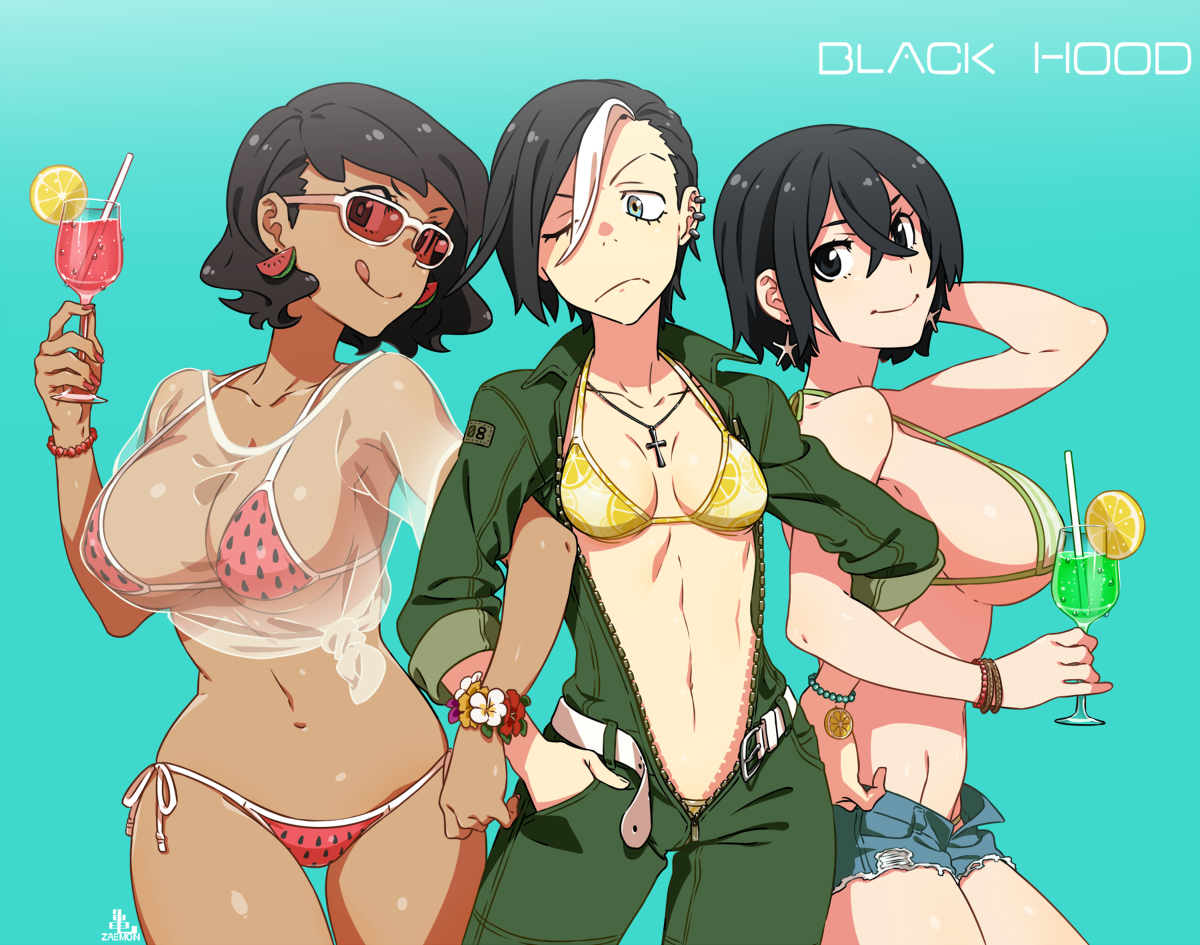 This is a pixiv picture whose title is ハッピーサマーセット２.