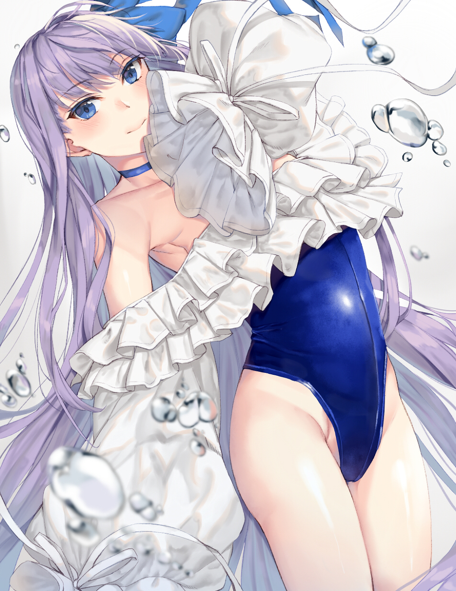 This is a pixiv picture whose title is 水着メルト.