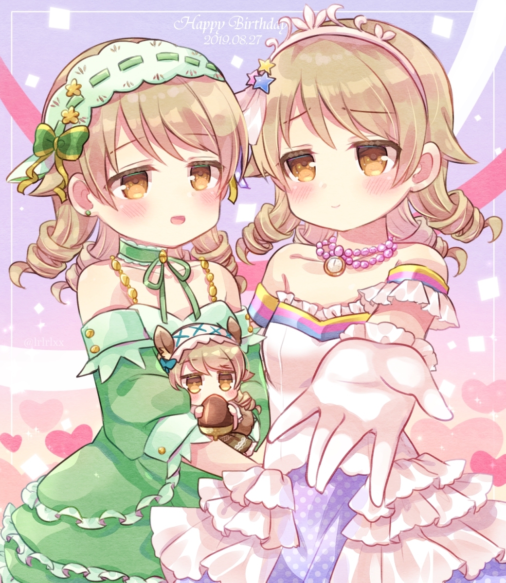 This is a pixiv picture whose title is 乃々ちゃん誕生日おめでとう*2019.