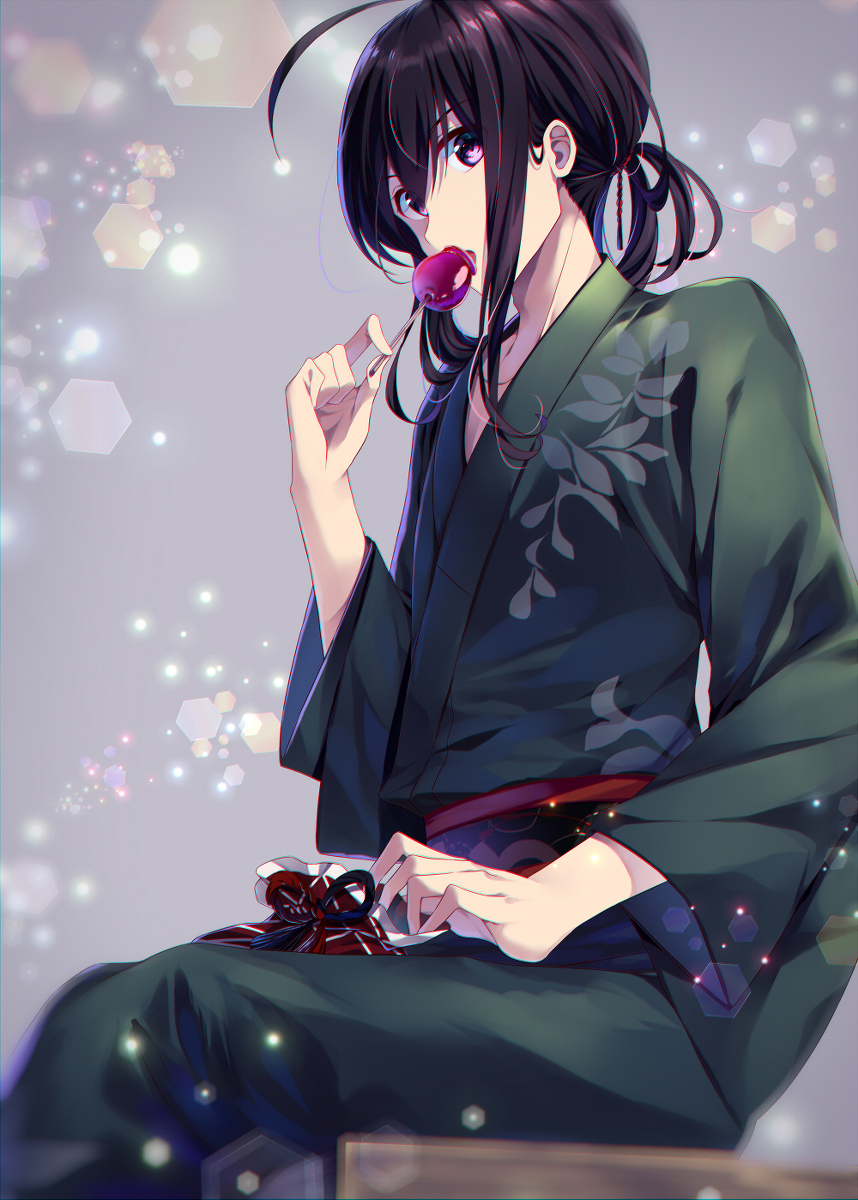 This is a pixiv picture whose title is 軽装鯰尾.