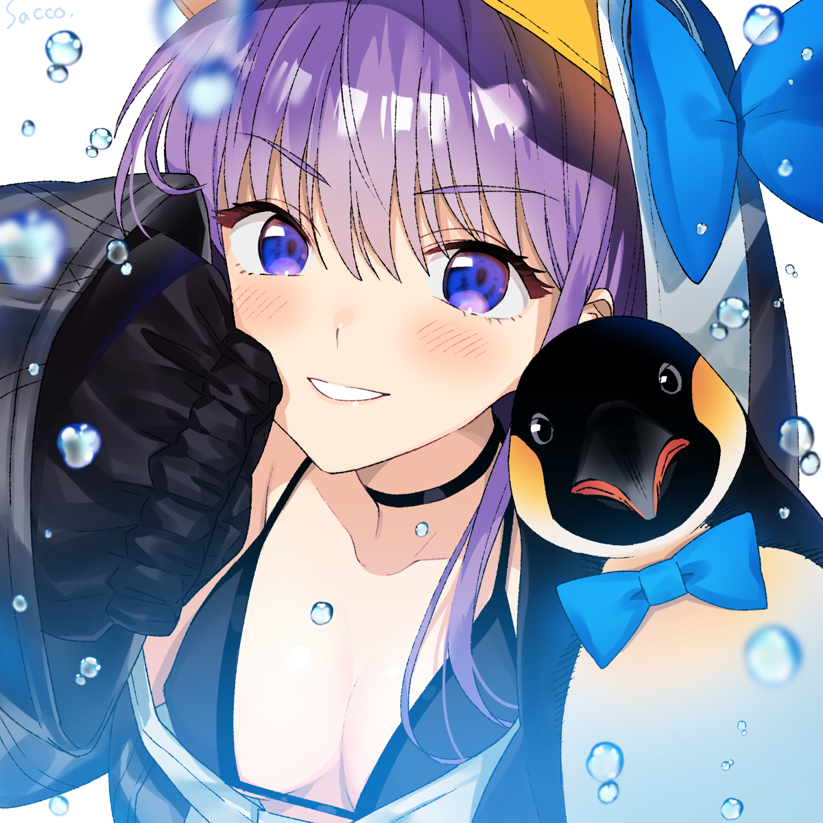 This is a pixiv picture whose title is 水着メルト.