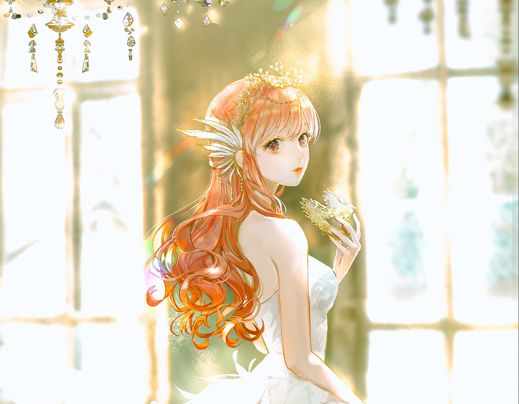This is a pixiv picture whose title is ♕.