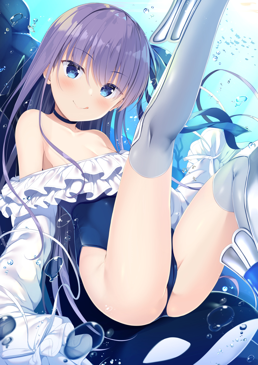 This is a pixiv picture whose title is 水着メルト.