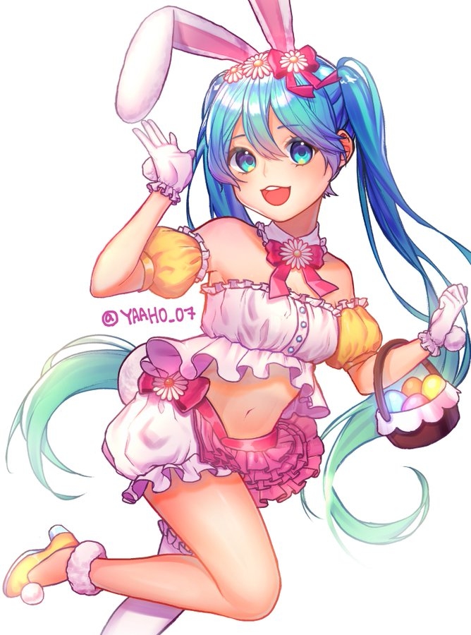 This is a pixiv picture whose title is miku.