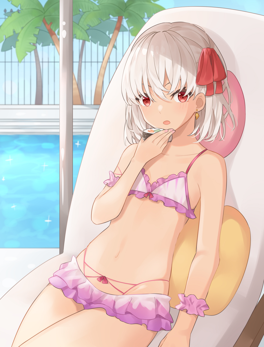 This is a pixiv picture whose title is 水着.