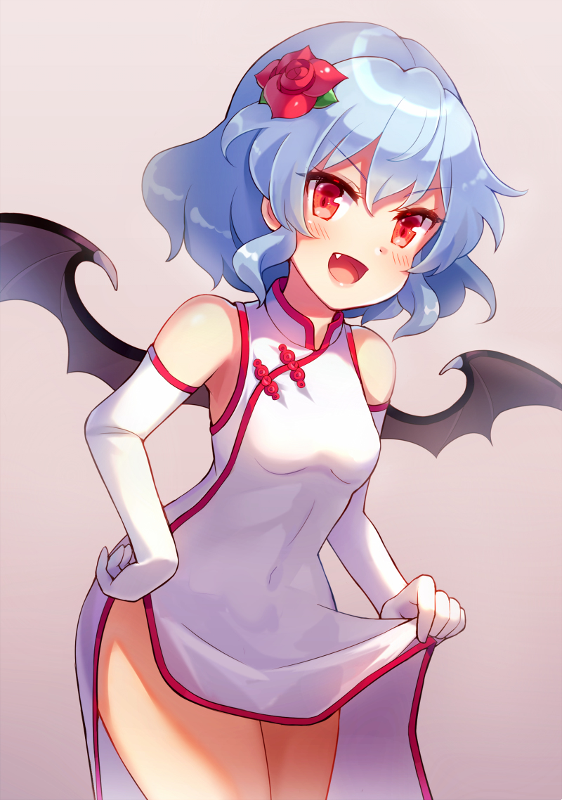 This is a pixiv picture whose title is チャイナドレスれみりあ.