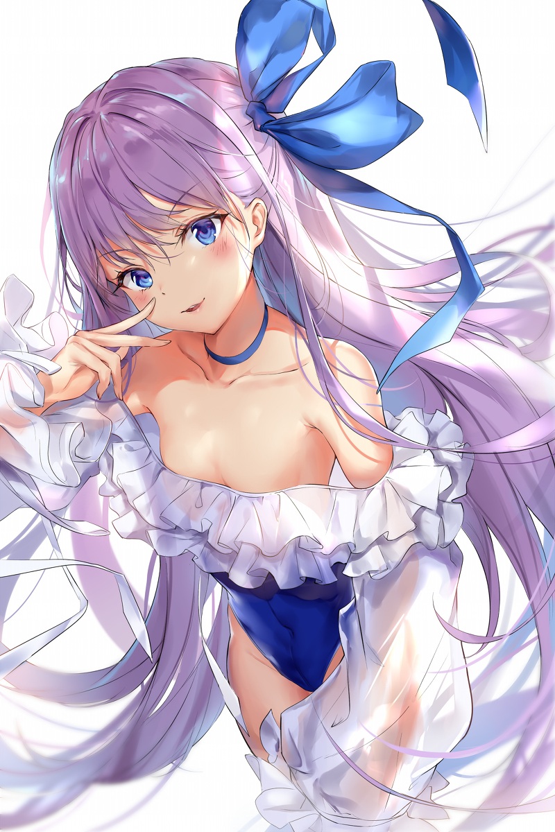 This is a pixiv picture whose title is 水着メルト.