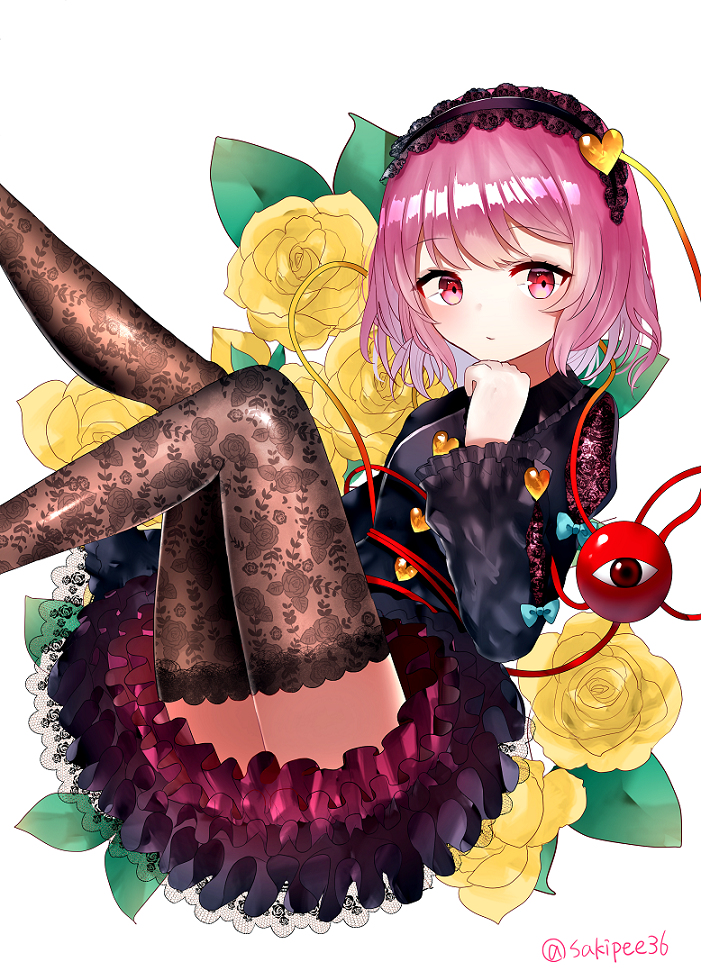 This is a pixiv picture whose title is satori.