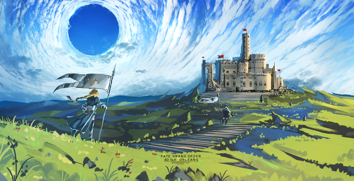 This is a pixiv picture whose title is オルレアン.