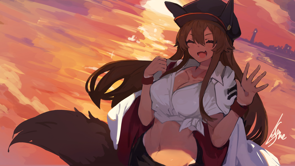 This is a pixiv picture whose title is 夏の終わり.