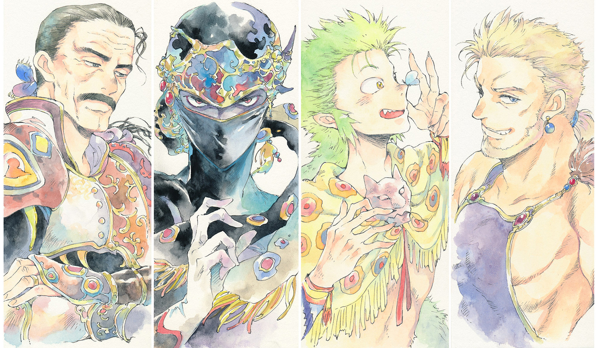 This is a pixiv picture whose title is FF6.