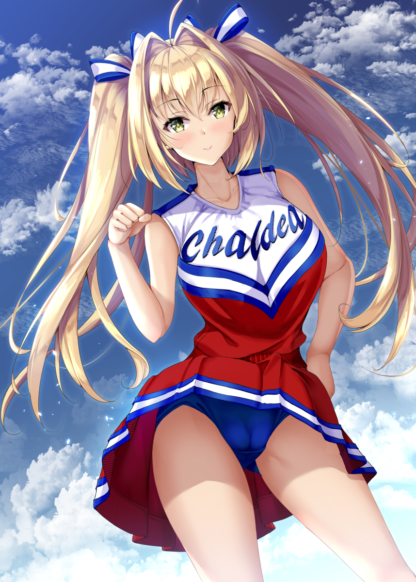 This is a pixiv picture whose title is チア服のネロ.