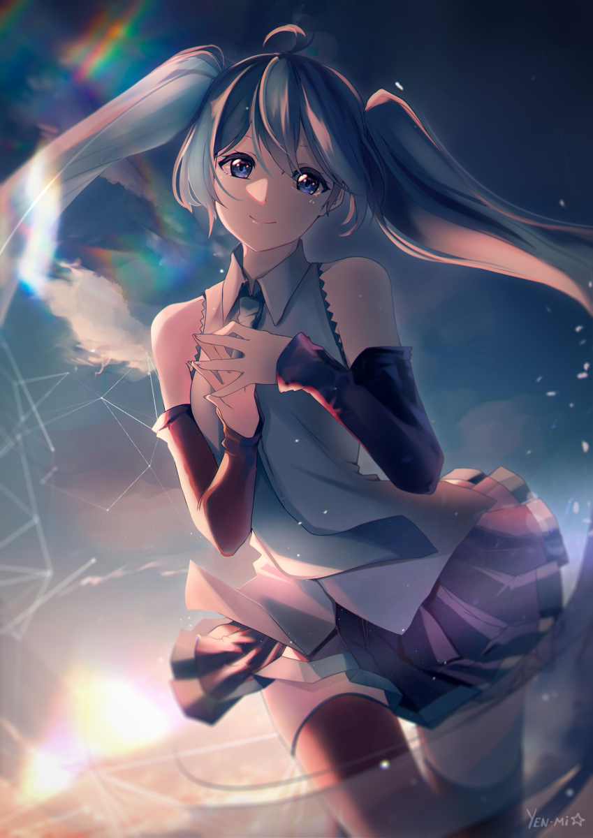 This is a pixiv picture whose title is 初音ミク誕生祭2019.