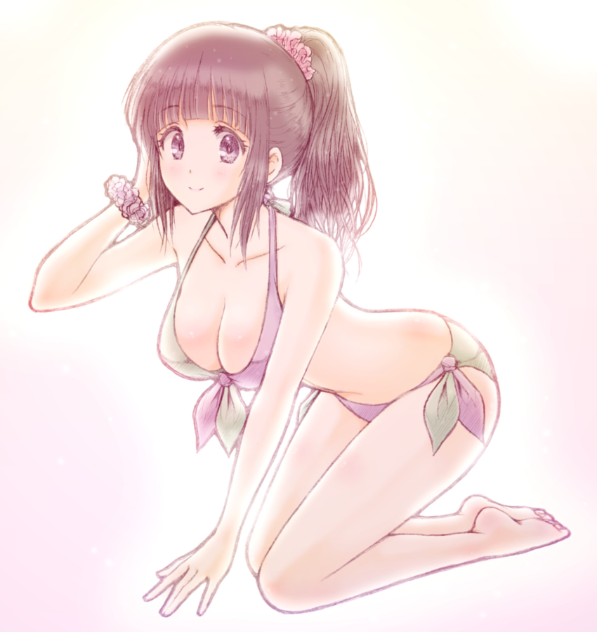 This is a pixiv picture whose title is 新ビキニえる.