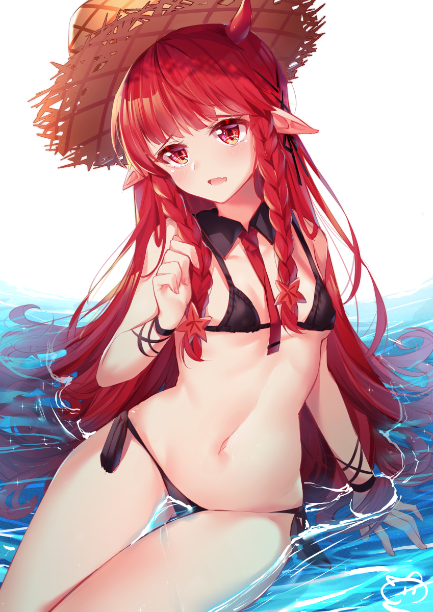 This is a pixiv picture whose title is 红豆.