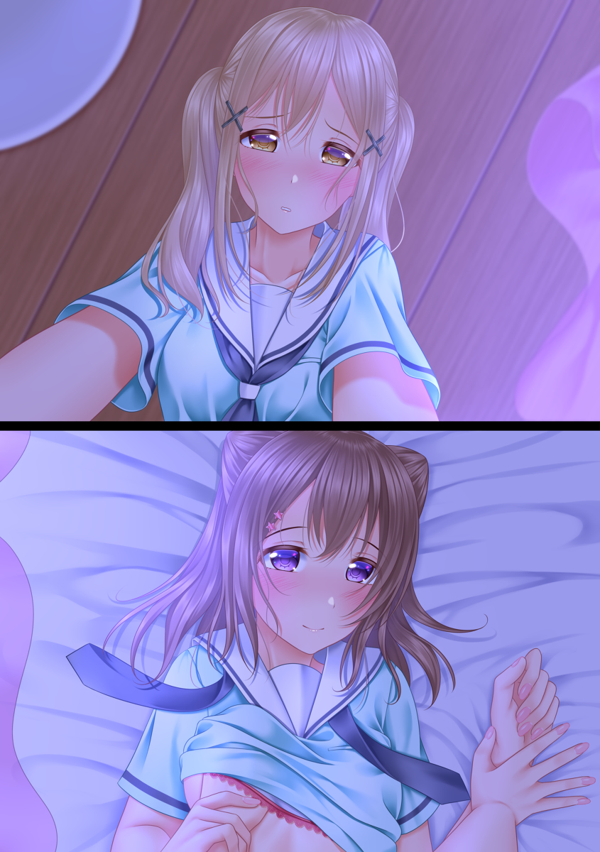 This is a pixiv picture whose title is ドキドキ.