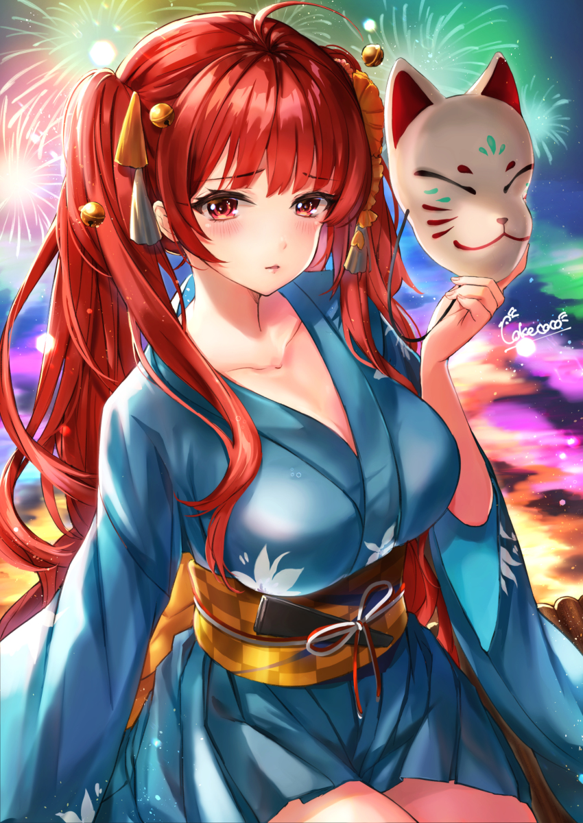 This is a pixiv picture whose title is ホノルルの浴衣.