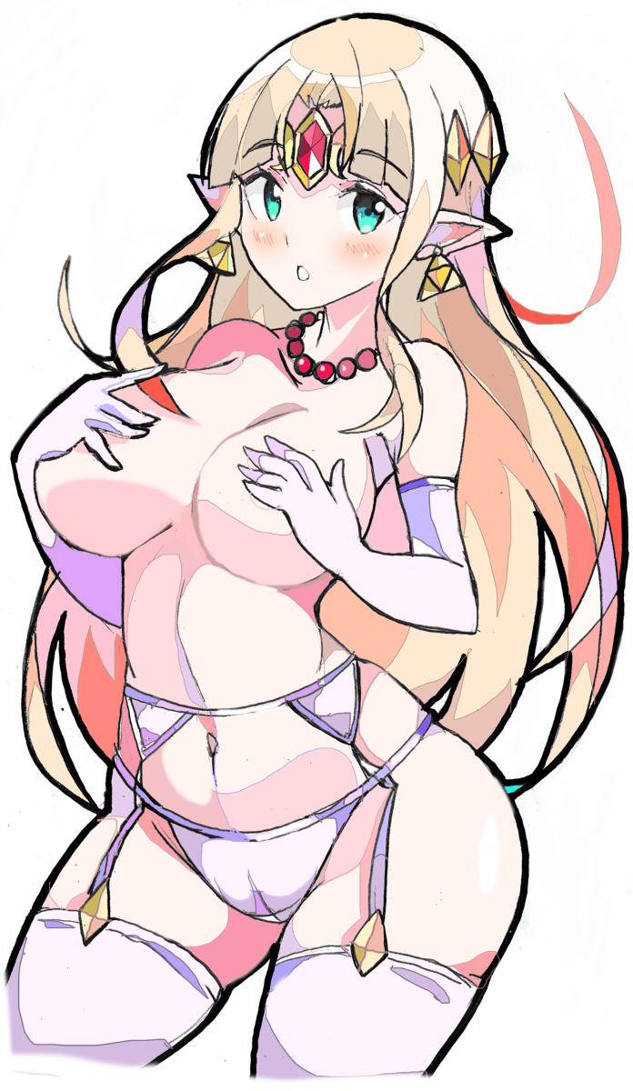 This is a pixiv picture whose title is ゼルダちゃん.