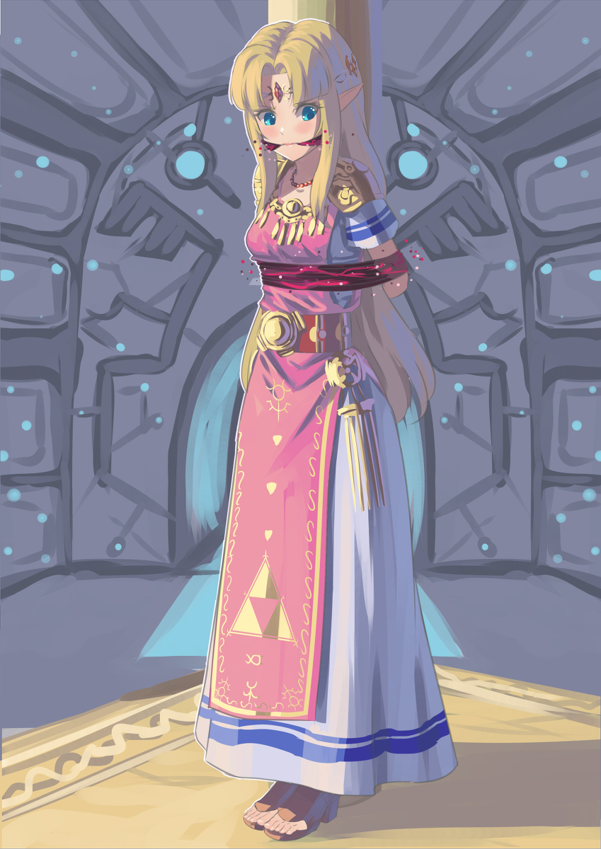 This is a pixiv picture whose title is [COM] The kidnap of zelda.