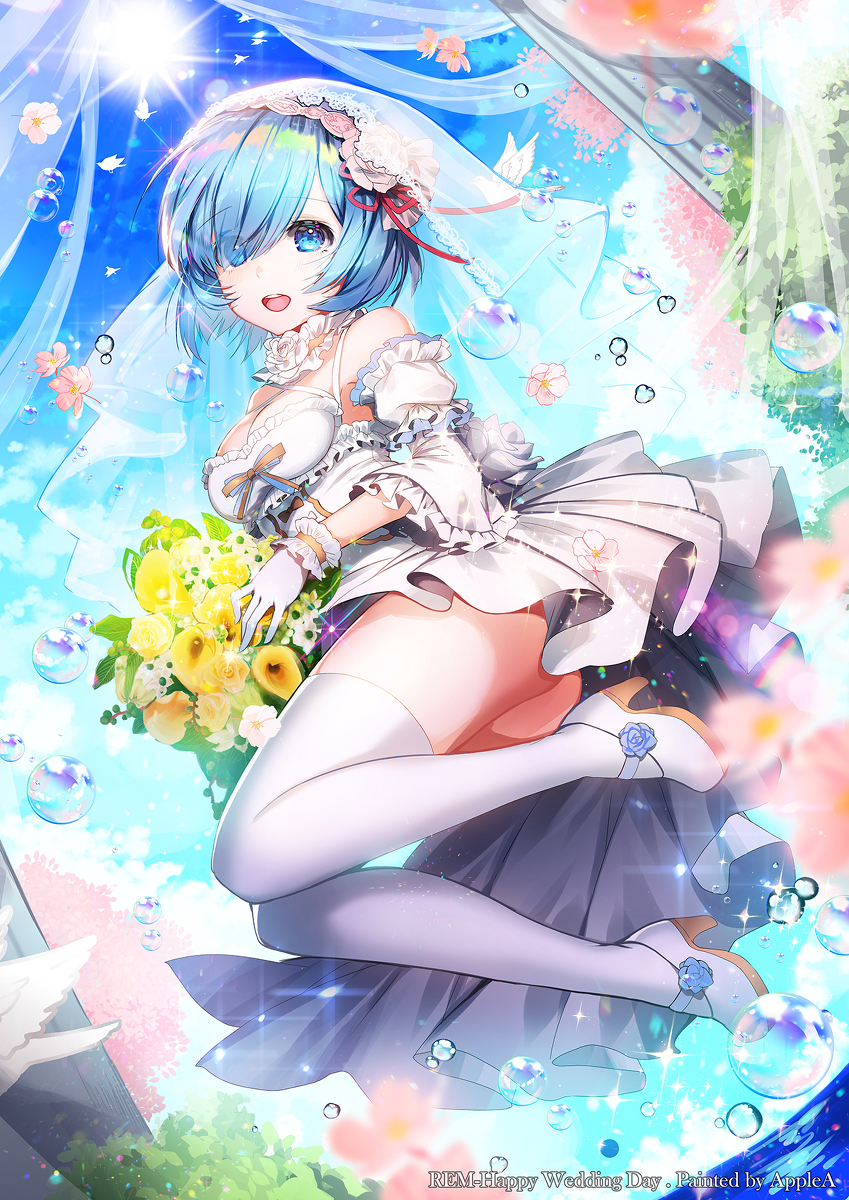 This is a pixiv picture whose title is レム.