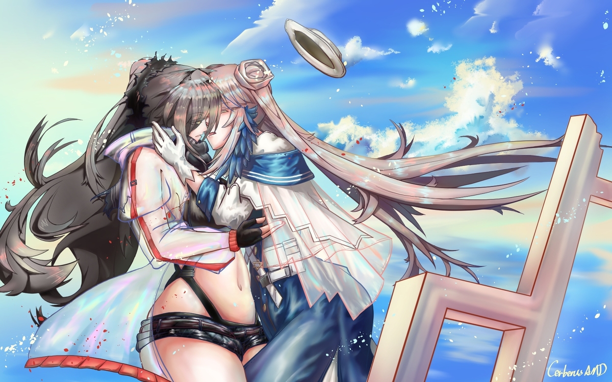 This is a pixiv picture whose title is 黑x锡兰.