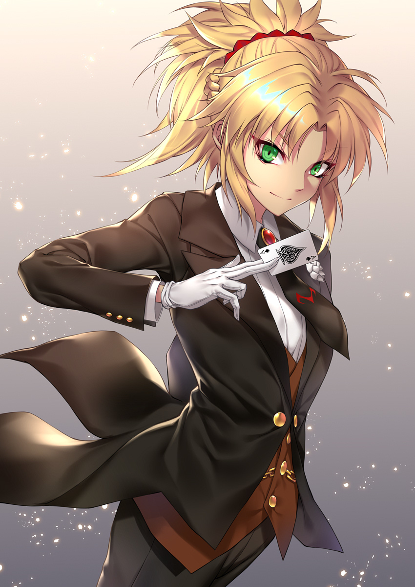 This is a pixiv picture whose title is モードレッド　.