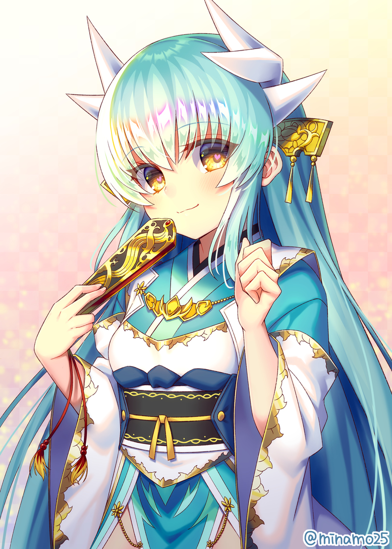This is a pixiv picture whose title is 清姫.