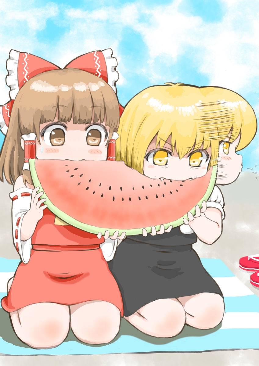 This is a pixiv picture whose title is ちょっとちょうだい！.