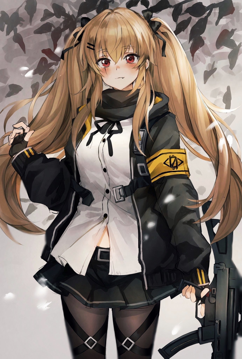 This is a pixiv picture whose title is UMP9ちゃん.