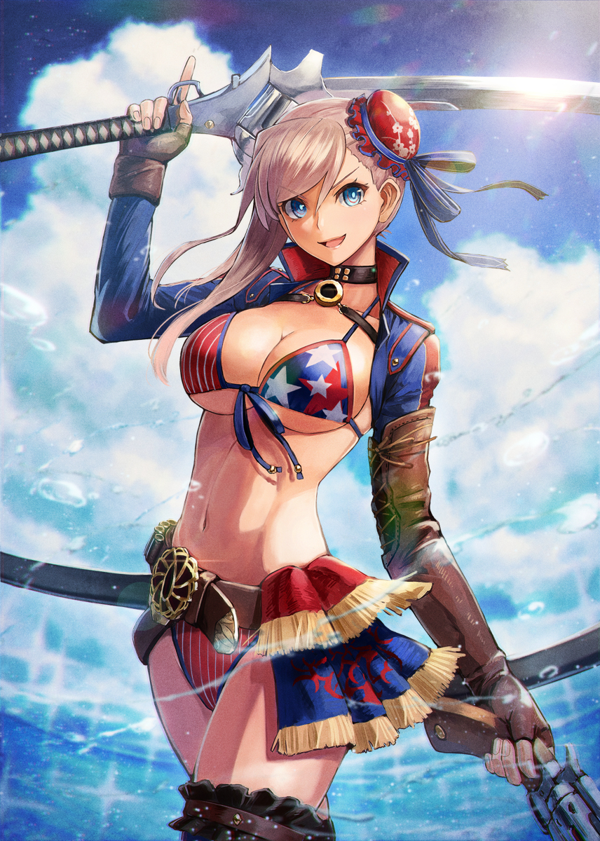 This is a pixiv picture whose title is ムサシ・ミヤモト.