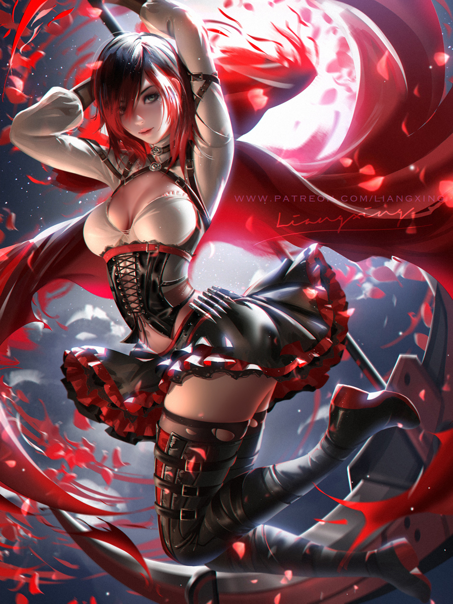 This is a pixiv picture whose title is Ruby Rose.