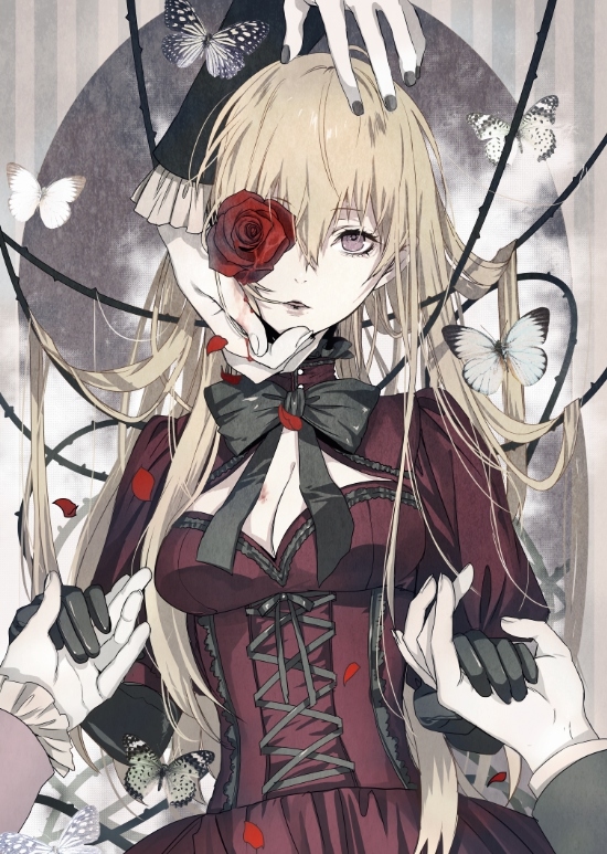 This is a pixiv picture whose title is Rosen Blood~背徳の冥館~第1話.