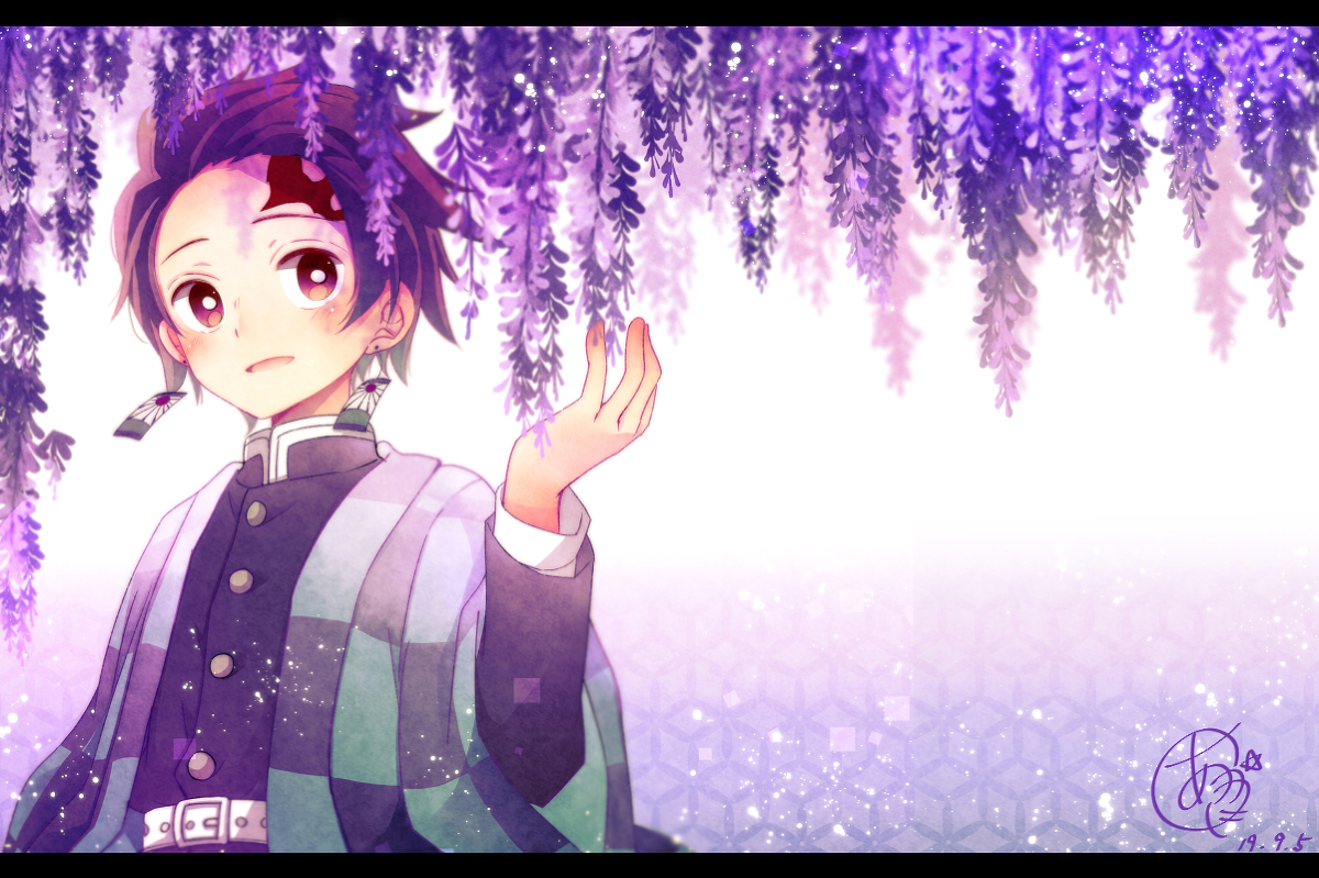 This is a pixiv picture whose title is 鬼滅の刃好きすぎて・・・.