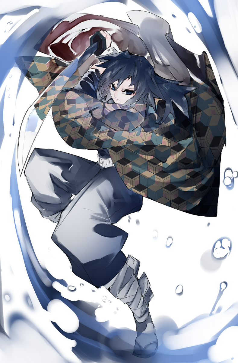 This is a pixiv picture whose title is 水柱.