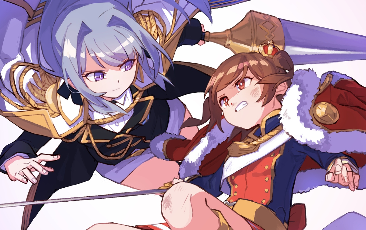 This is a pixiv picture whose title is vs.