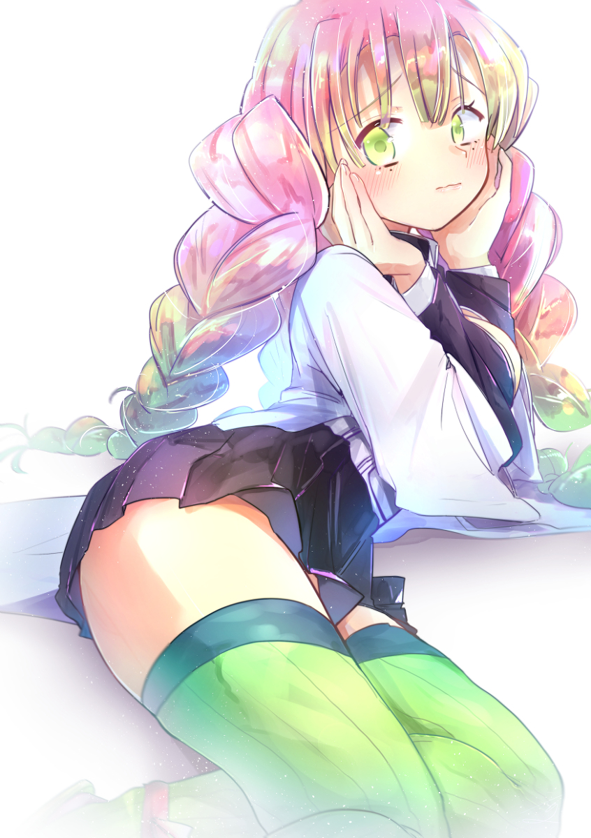 This is a pixiv picture whose title is 蜜璃ちゃん♡.