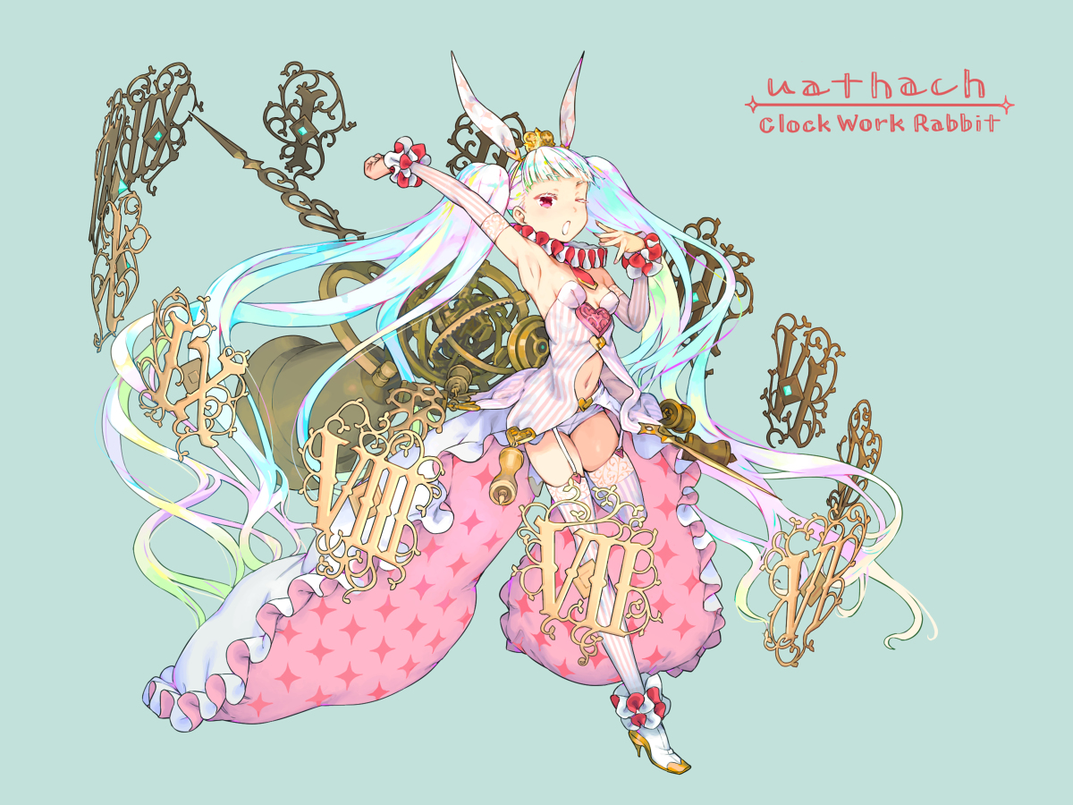 This is a pixiv picture whose title is Uathach [Clock Work Rabbit].