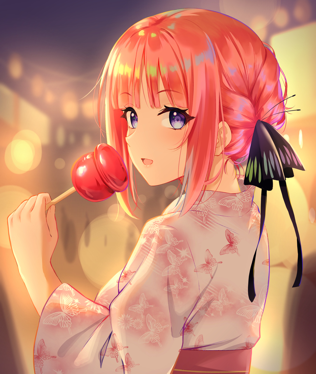This is a pixiv picture whose title is お祭り二乃ちゃん.