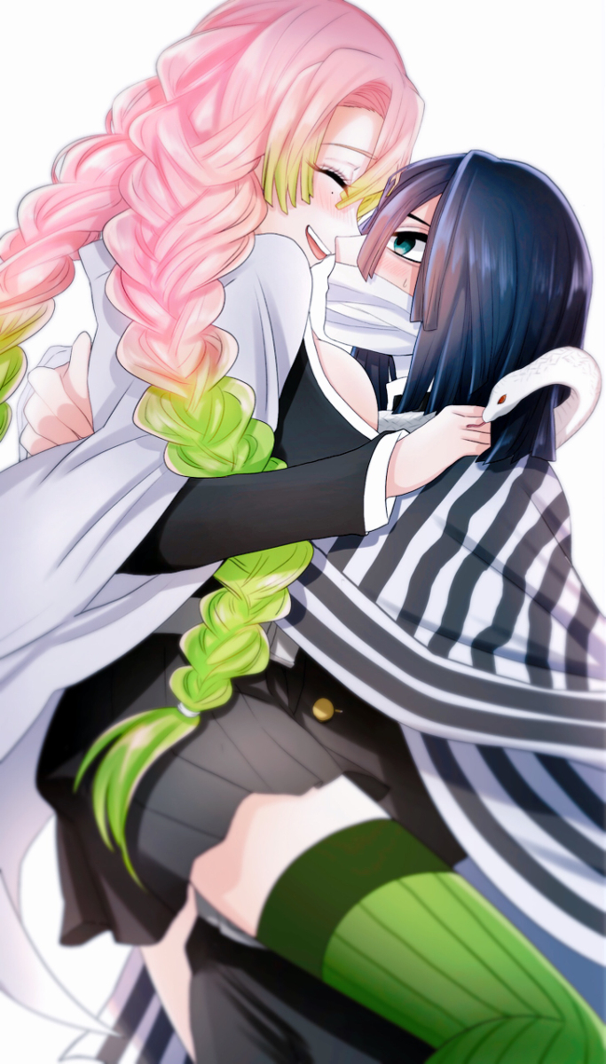 This is a pixiv picture whose title is おばみつ.