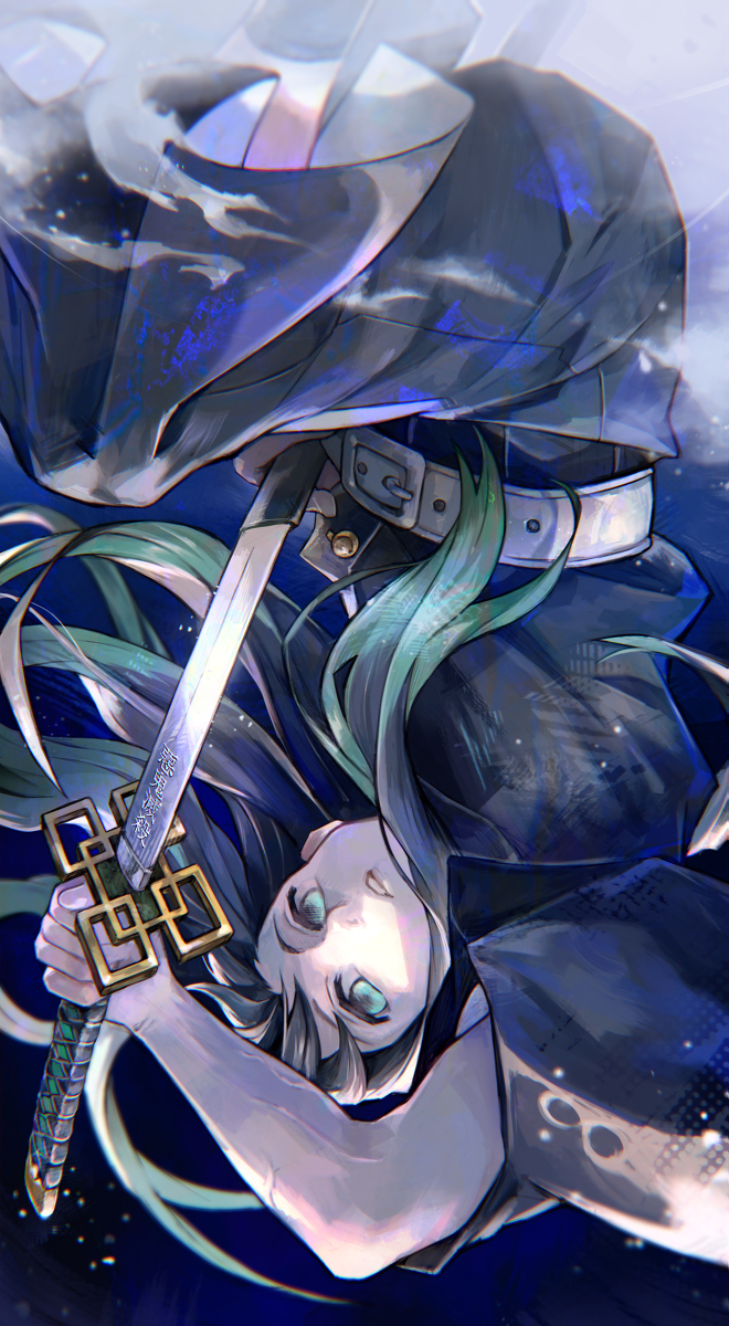 This is a pixiv picture whose title is 時透無一郎.