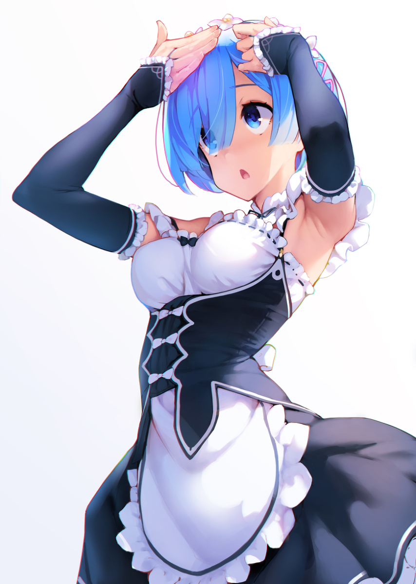 This is a pixiv picture whose title is レム / Rem.