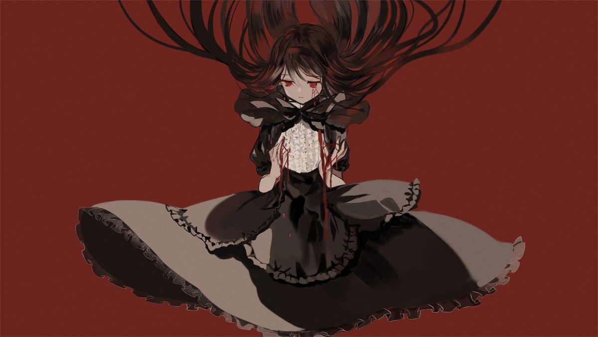 This is a pixiv picture whose title is 红.