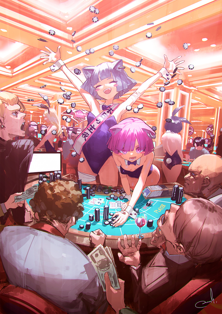 This is a pixiv picture whose title is プレイス・ユア・キャット！.